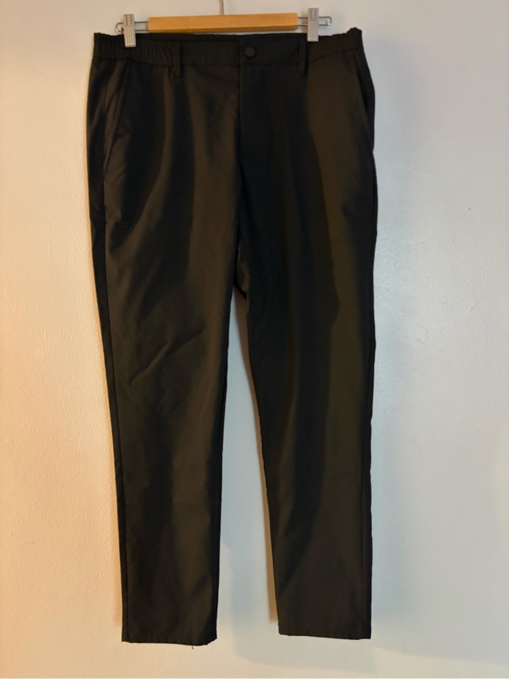 Zara Men's Black Pants Slim Straight